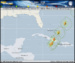 Hurricane Melissa forecast track map as of National Hurricane Center discussion number 32