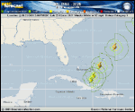 Hurricane Melissa forecast track map as of National Hurricane Center discussion number 35