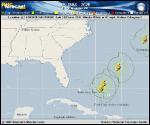 Hurricane Melissa forecast track map as of National Hurricane Center discussion number 37